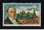 Sellos de Europa - Espaa -  Edifil  2173  125º Aniver. del Ferrocarril Barcelona-Mataró.  