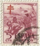 Stamps Spain -  PRO - TUBERCULOSOS