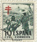 Stamps Spain -  PRO - TUBERCULOSOS