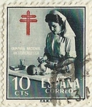 Stamps Spain -  CAMPAÑA NACIONAL ANTITUBERCULOSA