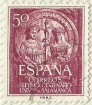 Stamps Spain -  VII ANIVERSARIO DE LA UNIVERSIDAD DE SALAMANCA