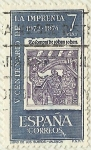 Stamps Spain -  V CENTENARIO DE LA IMPRENTA