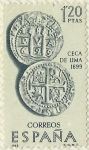 Stamps Spain -  CECA DE LIMA 1699