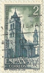 Stamps Spain -  CATEDRAL DE LUGO