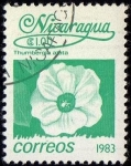 Stamps Nicaragua -  Thumbergia alata