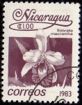 Stamps Nicaragua -  Sobralia macrantha