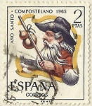 Stamps Spain -  AÑO SANTO COMPOSTELANO