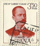 Stamps : Europe : Spain :  JOSE MARIA GABRIEL Y GALAN