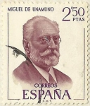 Sellos de Europa - Espa�a -  MIGUEL DE UNAMUNO