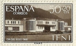 Stamps Spain -  DIA DEL SELLO 1960