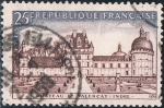Sellos de Europa - Francia -  TURISMO 1957. CASTILLO DE VALENÇAY. Y&T Nº 1128