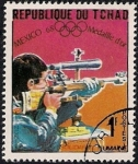 Stamps : Africa : Chad :  OLIMPIADAS MEXICO 68