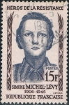 Stamps France -  HEROES DE LA RESISTENCIA. SIMONE MICHEL-LEVY. Y&T Nº 1159