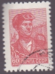 Stamps Russia -  soldador