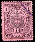 Stamps Colombia -  1889