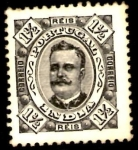 Sellos de Asia - India -  Portugal India 1895            King Carlos