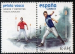 Stamps Spain -  4409- Juegos y deportes tradicionales. Pelota Vasca.