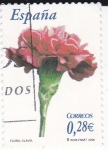 Stamps Spain -  Flora- Clavel   (L)