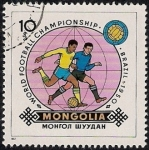 Stamps : Asia : Mongolia :  Mundial de Fútbol Brasil 1950