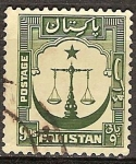 Sellos del Mundo : Asia : Pakistan : Justicia a la escala.