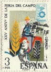 Stamps Spain -  XXV ANIVERSARIO DE LA FERIA DEL CAMPO