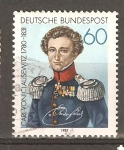 Stamps Germany -  CARL VON CLAUSEWITZ