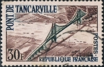 Stamps France -  INAUGURACIÓN DEL PUENTE DE TANCARVILLE. Y&T Nº 1215