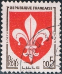 Stamps France -  ESCUDOS DE PROVINCIAS 1960-61. LILLE. Y&T Nº 1230