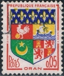 Stamps France -  ESCUDOS DE PROVINCIAS 1960-61. ORAN. Y&T Nº 1230A