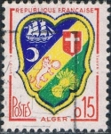 Stamps France -  ESCUDOS DE PROVINCIAS 1960-61. ALGER. Y&T Nº 1232