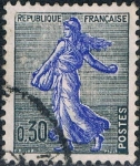 Sellos de Europa - Francia -  SEMBRADORA DE PIEL 1960-61. Y&T Nº 1234A