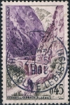 Stamps France -  TURISMO 1960. GARGANTAS DE KERRATA EN ARGELIA. Y&T Nº 1237