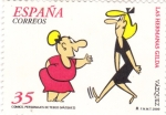 Stamps Spain -  Cómic Personajes del Tebeo-  LAS HERMANAS GILDA                   (L)