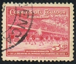 Sellos de America - Ecuador -  PRIMERA OLIMPIADA BOLIVARIANA DE 1938