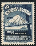 Stamps Ecuador -  CONC. A EXPOSION INTERNACIONALDE LA PUERTA DEL ORO