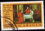 Stamps : America : Nicaragua :  Partida de Ajedrez de los Cardenales