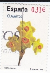 Stamps Spain -  Flora- Narciso    (L)