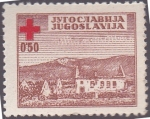 Stamps Yugoslavia -  5 - Cruz Roja