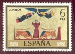 Stamps Spain -  1975 Códices. Biblioteca Nacional - Edifi:2288