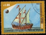 Stamps Nicaragua -  490 Aniv. del Descubrimiento de America