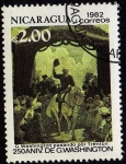 Sellos de America - Nicaragua -  250 Aniv. de G. Washington