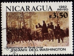 Stamps Nicaragua -  250 Aniv. de G. Washington
