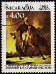 Stamps Nicaragua -  250 Aniv. de G. Washington