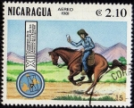 Stamps Nicaragua -  XII Congreso de la unión postal de las Americas y España.