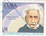 Stamps Cuba -  Celebridades de la Ciencia- Albert Einstein 1879-1955  Físico