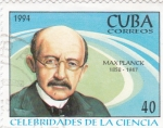 Stamps Cuba -  Celebridades de la Ciencia- Max Planck  1858-1947
