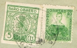 Stamps : Europe : Spain :  PARO OBRERO BADAJOZ