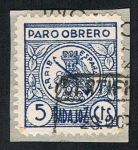 Stamps Spain -  PARO OBRERO BADAJOZ