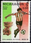 Stamps Nicaragua -  Copa Mundial de Futbol MEXICO`86