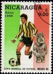 Stamps Nicaragua -  Copa Mundial de Futbol MEXICO`86